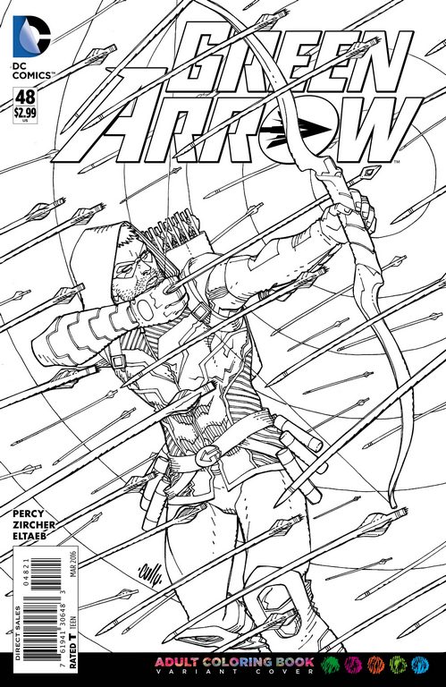 Adult Coloring Book Variant Covers by 'DC Comics' are Almost Here